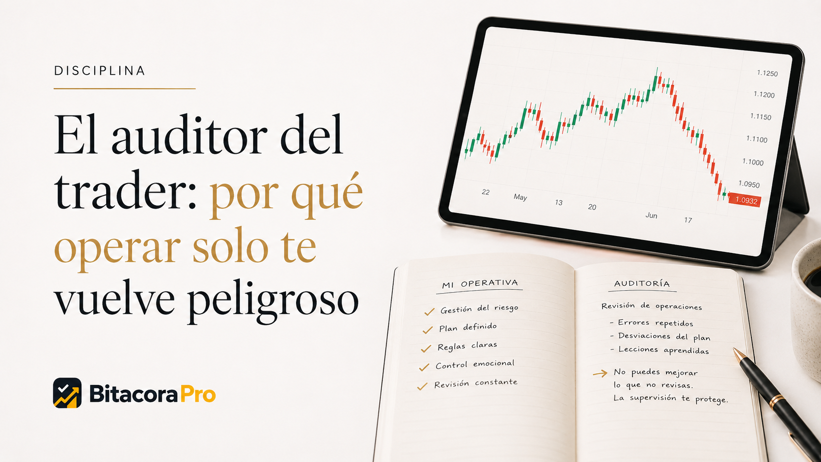 El auditor del trader: por qué operar solo te vuelve peligroso